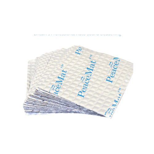 2mm PeaceMAT XR Car, Van Sound Deadening Butyl Adhesive Sheets, Silver Mats