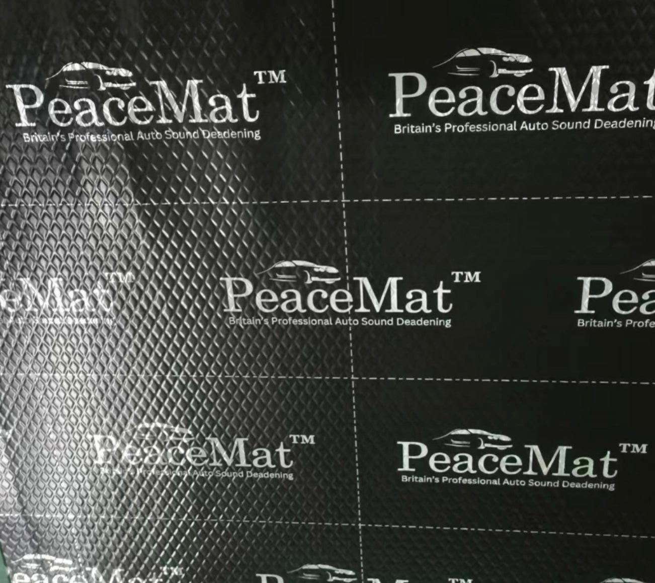 Sound Deadening Butyl Mat 2mm PeaceMAT XR for Car & Campervan, Black - Car Insulation UK