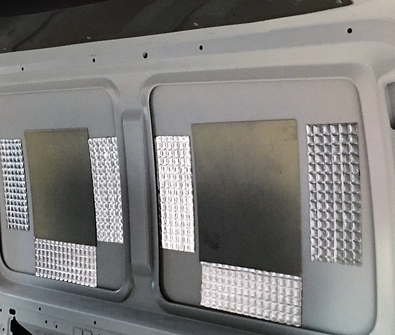 Car insulation material with 'CAR INSULATION PeaceMAT™ XR' branding.