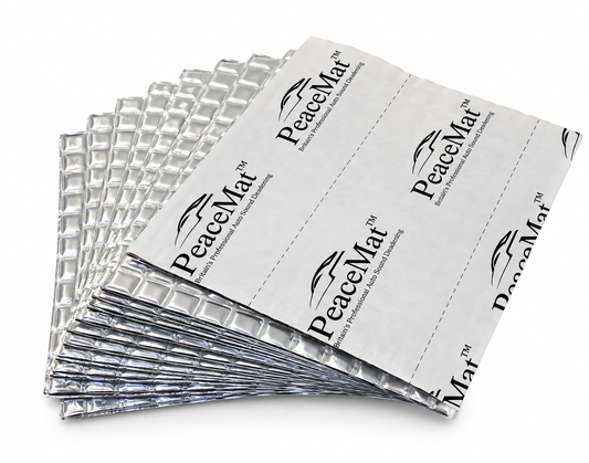 Camper Van Sound Deadening Mats - PeaceMAT™ XR Butyl Soundproofing Pads (30 Sheets)