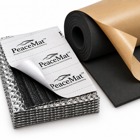 Car & Van Sound Deadening Insulation Kit - PeaceMAT XR 2mm + 3mm Closed Cell Foam