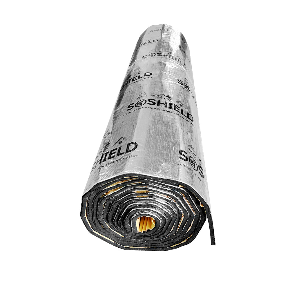 10mm Adhesive Back Van Insulation, SOShield All in One Soundproofing Mat, 2m x 1m (2m²)