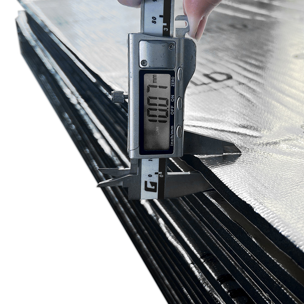 10mm Adhesive Back Van Insulation, SOShield All in One Soundproofing Mat, 2m x 1m (2m²)