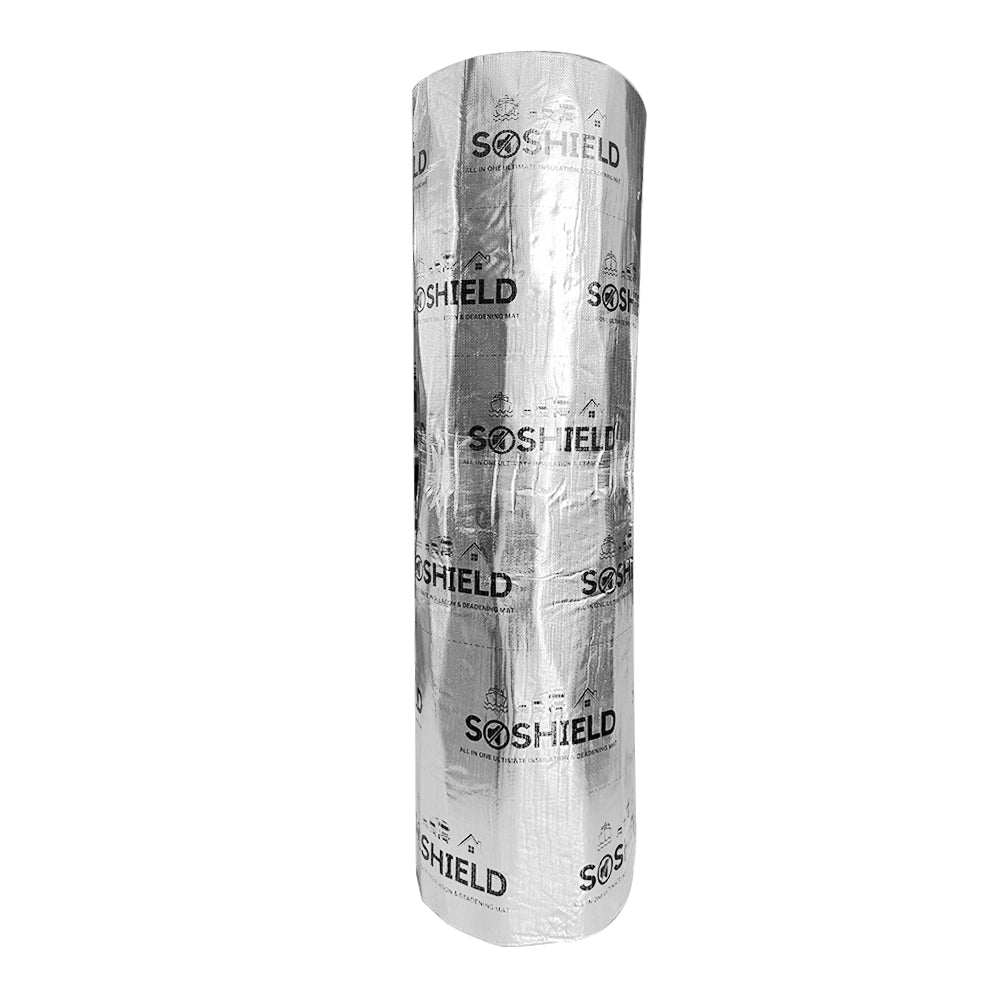 10mm Adhesive Back Van Insulation, SOShield All in One Soundproofing Mat, 2m x 1m (2m²)