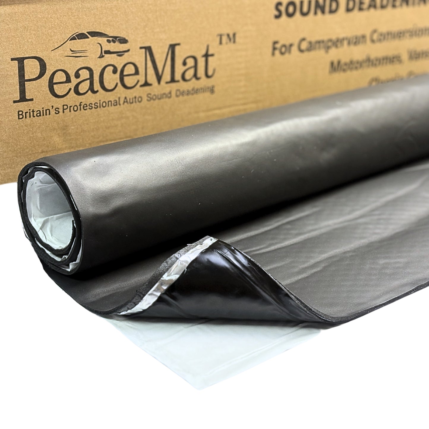 Car Insulation Material, 5mm PeaceMAT™ PRO 2-in-1 Soundproofing and Insulation Mat, 1m x 0.6m (0.6m²)