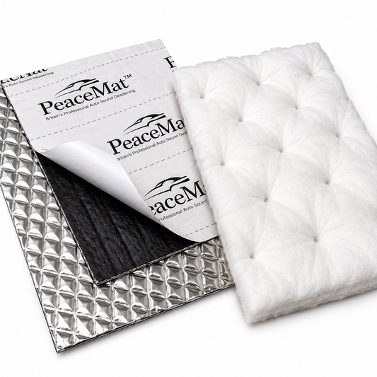 Car & Van Sound Deadening Insulation Kit - PeaceMAT XR 2mm Butyl Mat + Hydroweld Hydrophobic Thermal Insulation