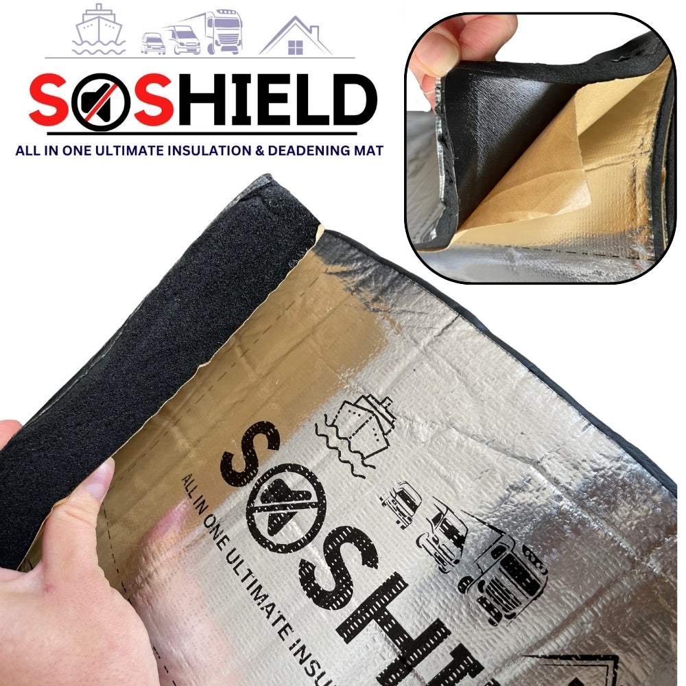 SOShield 30mm All in One Insulation and Sound Deadening Mat - Car Insulation UK