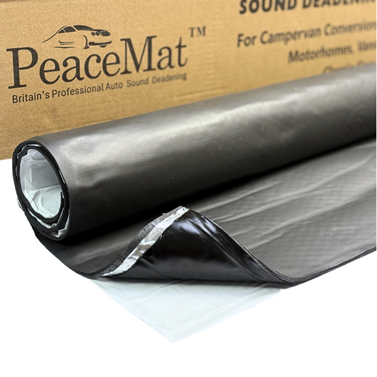 5mm PeaceMAT™ PRO – 2-in-1 Soundproofing and Insulation Mat (Butyl + Closed Cell Foam) - Car Insulation UK