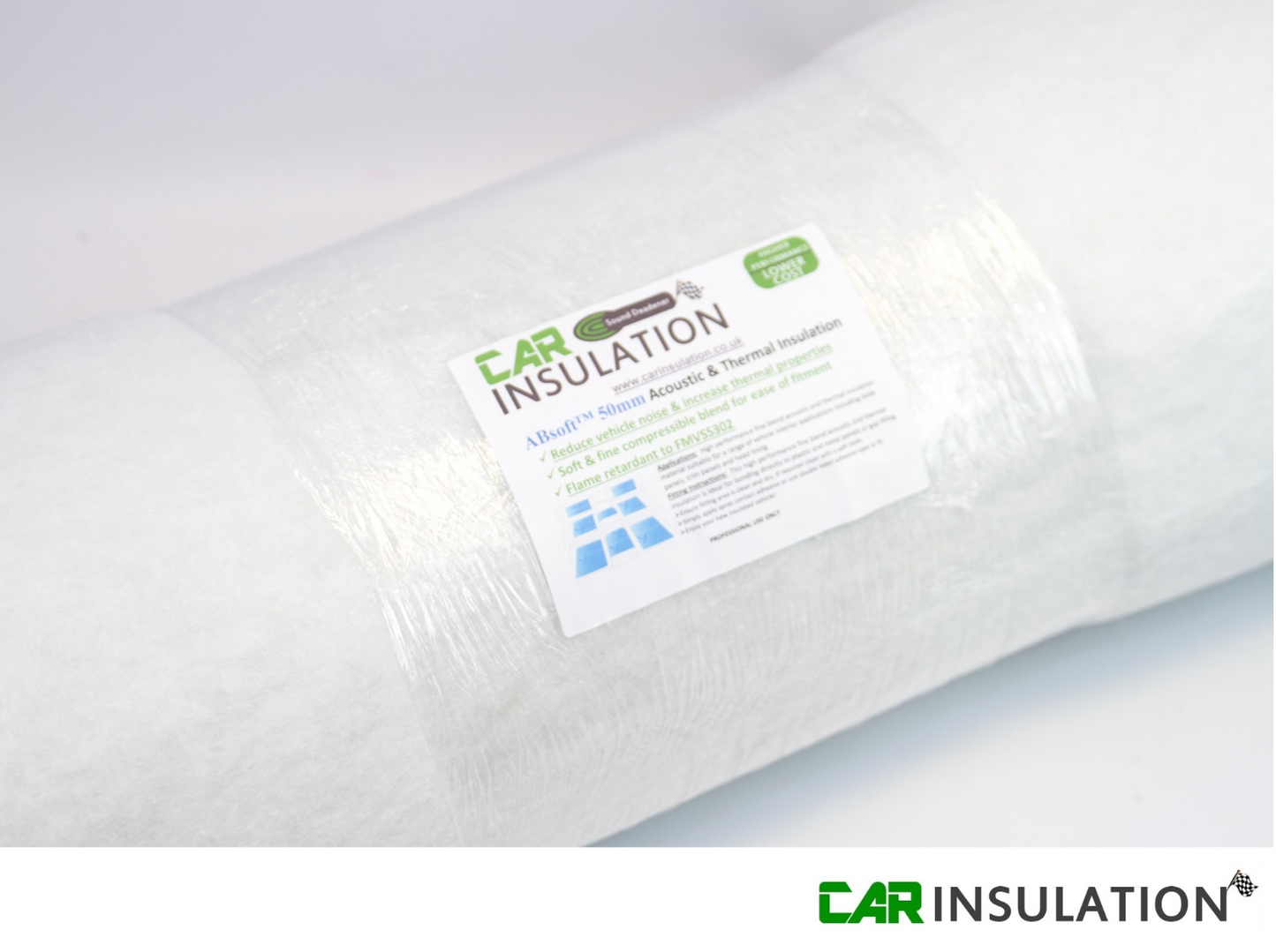 50mm ABSOFT Thermo Fleece Polyester Non Woven Car Van Filler Insulation - Car Insulation UK