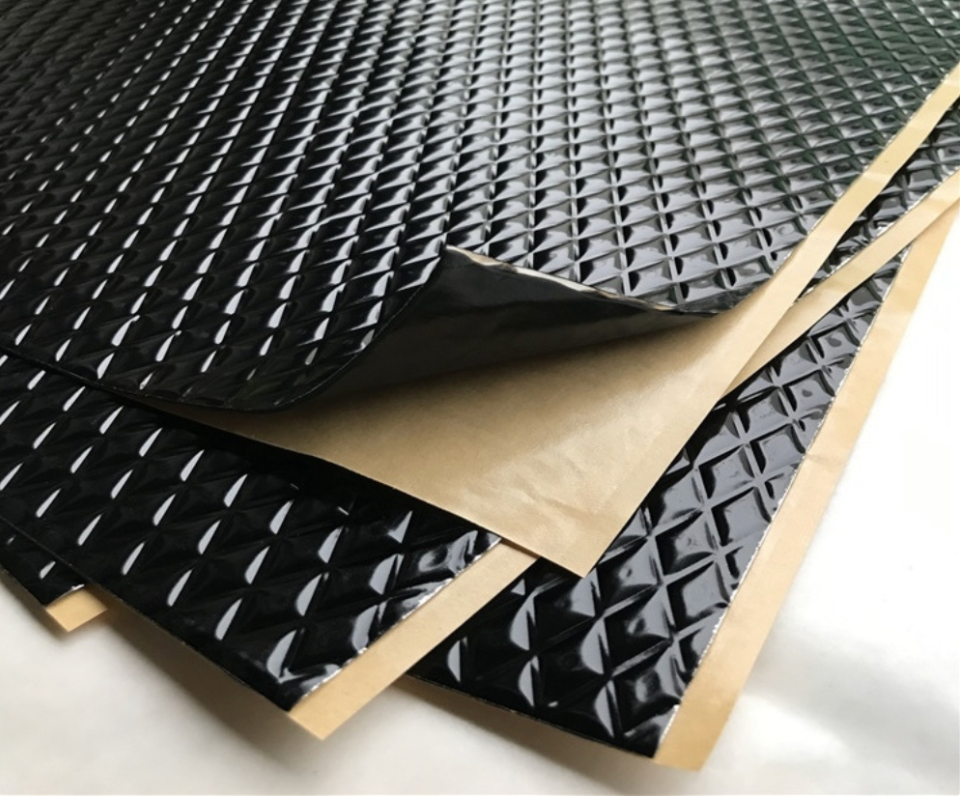 2mm PeaceMAT XR Car, Van Sound Deadening Butyl Adhesive Sheets, Black Mats