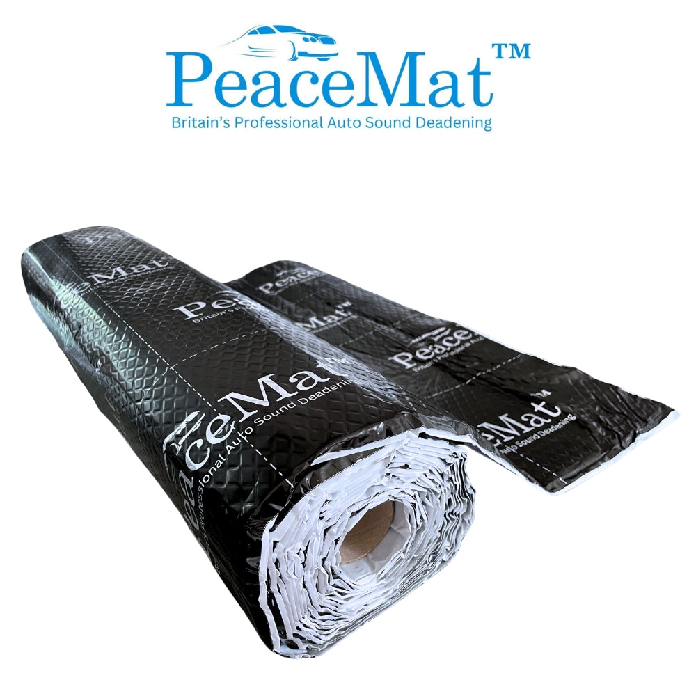 Sound Deadening Butyl Mat 2mm PeaceMAT XR for Car & Campervan, Black - Car Insulation UK