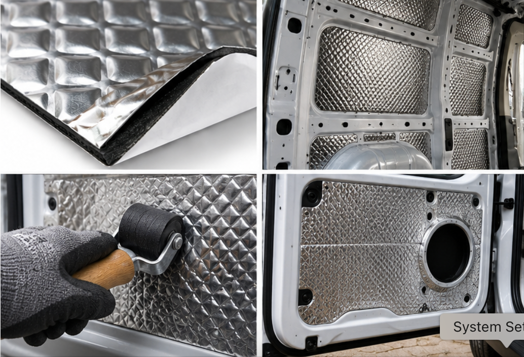 PeaceMAT XR Sound Deadening Mats for Camper Vans - 20 Sheets