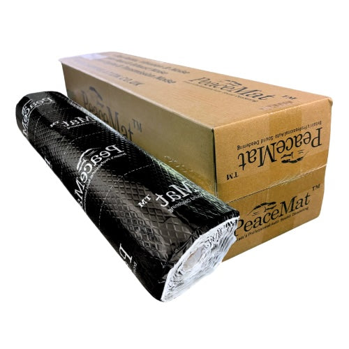 Sound Deadening Butyl Mat 2mm PeaceMAT XR for Car & Campervan, Black - Car Insulation UK