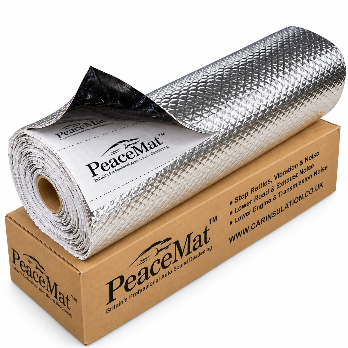 2mm Car Sound Deadening Mat - Butyl Soundproofing Sheets for Cars, Vans & Campervans | PeaceMAT™ XR