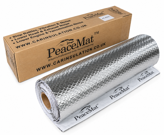 2mm Car Sound Deadening Mat - Butyl Soundproofing Sheets for Cars, Vans & Campervans | PeaceMAT™ XR