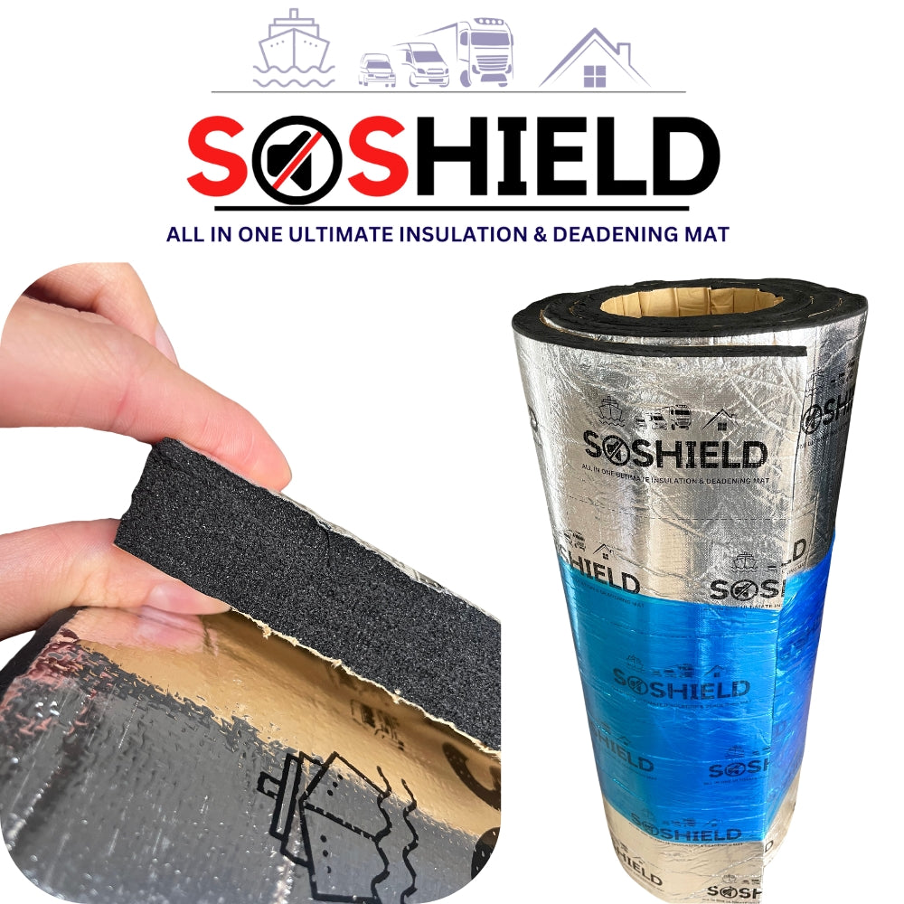 SOShield 30mm All in One Insulation and Sound Deadening Mat - Car Insulation UK