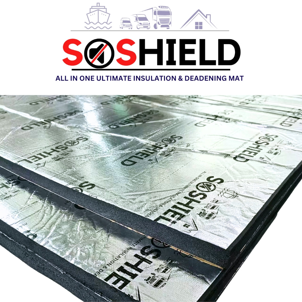 SOShield 30mm All in One Insulation and Sound Deadening Mat - Car Insulation UK