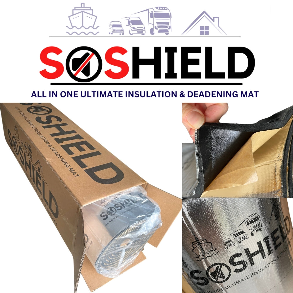 SOShield 10mm All in One Insulation and Sound Deadening Mat - Car Insulation UK