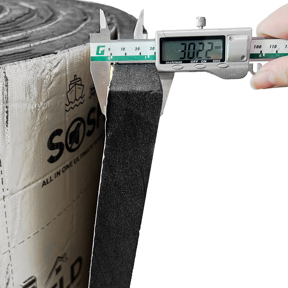 30mm SOShield All in One Insulation and Sound Deadening Mat
