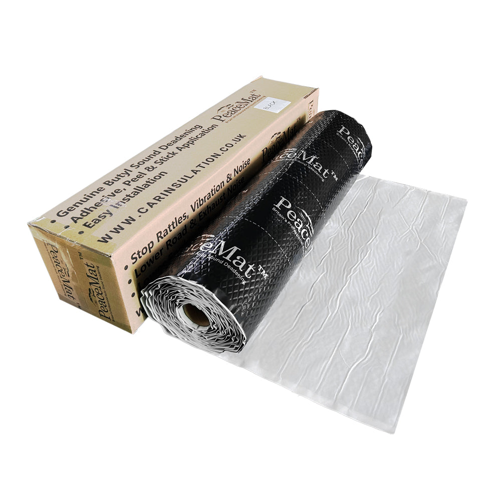 2mm Black Car and Van Sound Deadening, Butyl Mat, PeaceMAT XR